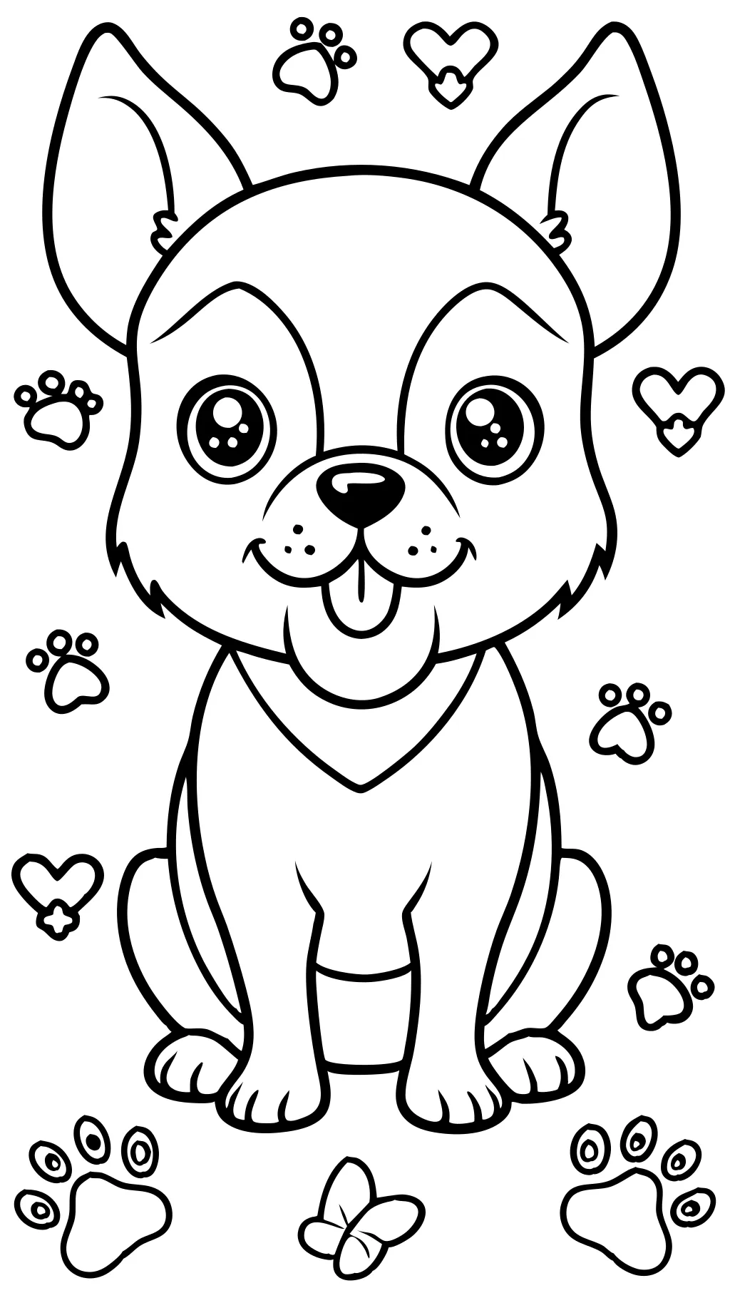 printable dog coloring pages